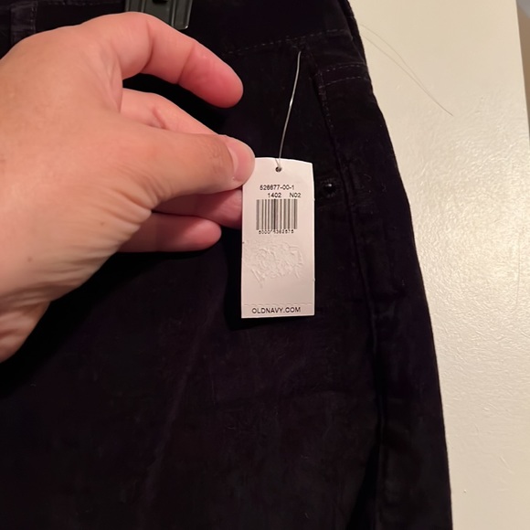 NWT black velvet pants - Picture 4 of 4